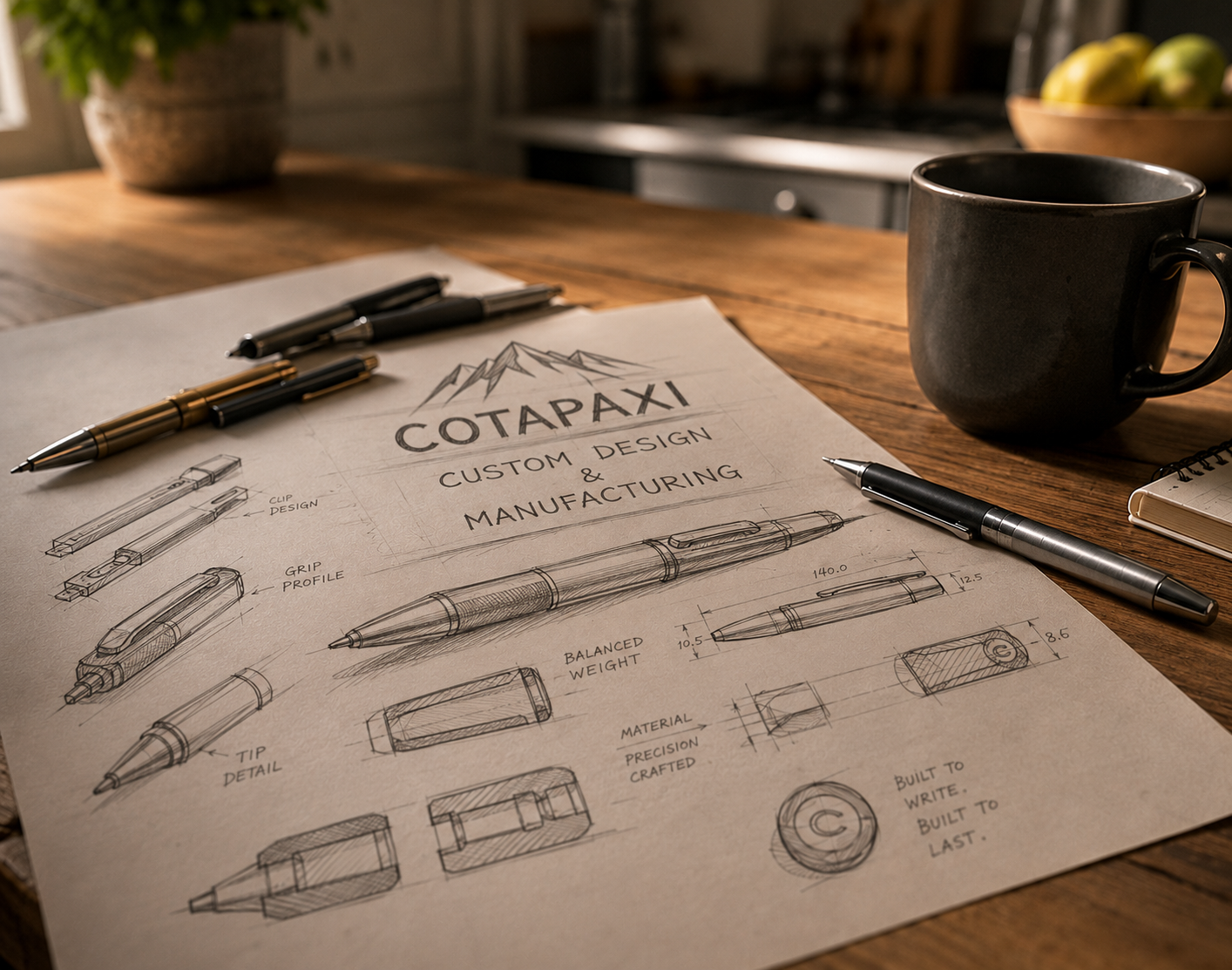The kitchen table where Cotapaxi began